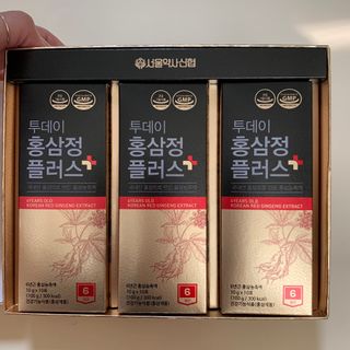 서울약사신협_투데이홍삼정플러스스틱_10g x 30포 — 5점을 준 리뷰어가 2021년 6월 올린 사용 사진