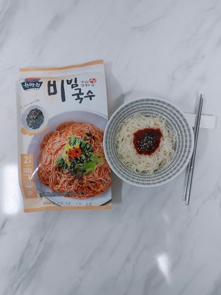 [한면원] 비빔국수 2인분 — 5점을 준 리뷰어가 2022년 8월 올린 사용 사진