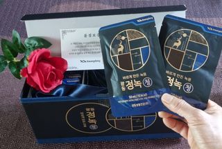 광동생활건강 [광동] 바르게 만든 녹용, 광동정녹청 30포. — 5점을 준 리뷰어가 2023년 2월 올린 사용 사진