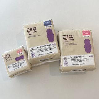 나우[템포] 템포 패드 내추럴 순면 생리대 SET(중형 슬림 + 대형 + 라이너) — 5점을 준 리뷰어가 2024년 5월 올린 사용 사진