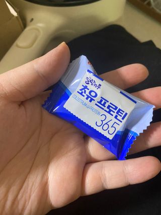 롯데제과 말랑카우 초유프로틴365 — 5점을 준 리뷰어가 2021년 9월 올린 사용 사진