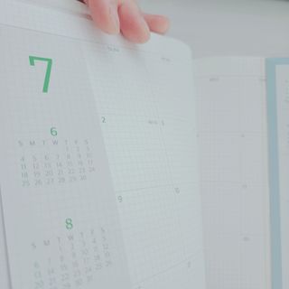 리훈 2023년 아이라이크 모눈 다이어리 미니달력 세트 — 4.5점을 준 리뷰어가 2022년 12월 올린 사용 사진