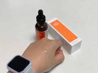 더마 사이언스 비타민 CCC 앰플 기미 브라이트닝 세럼 30ml — 4점을 준 리뷰어가 2021년 8월 올린 사용 사진