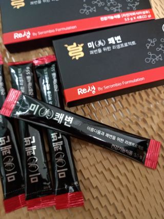 새롬바이오 리생 [미쾌변] 차전자피 식이섬유 건강기능식품 3팩 — 5점을 준 리뷰어가 2021년 7월 올린 사용 사진