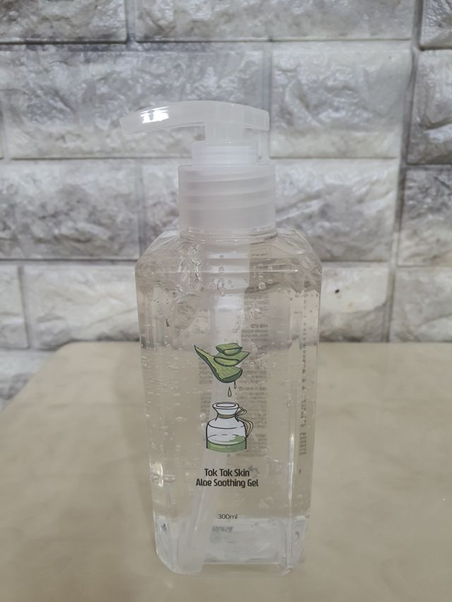 [ 톡톡스킨 ] 알로에 수딩젤 리뷰 사진
