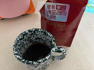 광동생활건강 프리 [광동] 홍삼 배도라지진액 (102mL*30포) — 5점을 준 리뷰어가 2025년 5월 올린 사용 사진