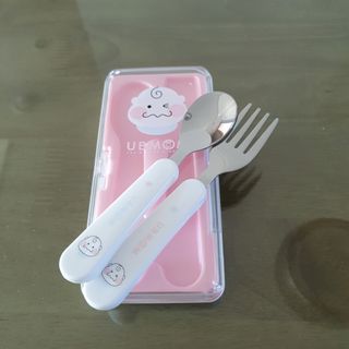유비맘 스푼포크 케이스 세트 1+1 _컬러랜덤 발송 — 5점을 준 리뷰어가 2021년 2월 올린 사용 사진