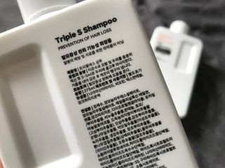 트리플에스 탈모 샴푸 275ml + 실크 트리트먼트 275ml — 5점을 준 리뷰어가 2021년 2월 올린 사용 사진