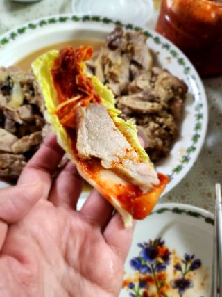 셰프애찬 알배기 겉절이 김치 1kg — 5점을 준 리뷰어가 2022년 11월 올린 사용 사진