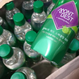몽베스트 Montbest with Sparkling water Lime20병 — 5점을 준 리뷰어가 2021년 10월 올린 사용 사진