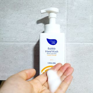 카오리온코스메틱스 클린온 버블 핸드 워시 500ml — 5점을 준 리뷰어가 2021년 8월 올린 사용 사진