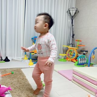 유비맘 궁디팡팡 내의/내복 상하세트 — 4점을 준 리뷰어가 2021년 3월 올린 사용 사진