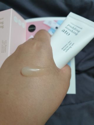 냉장고에 넣어요, 붉은 트러블 피부 다음날 진정되요 [버진팜스 푸딩수딩아토] — 5점을 준 리뷰어가 2021년 9월 올린 사용 사진