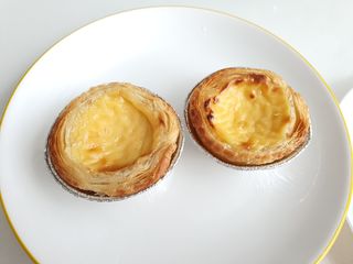 디앙뜨 포르투갈 에그타르트 오리지널 맛+패션후르츠+초콜릿타르트 맛 중 택1 — 4점을 준 리뷰어가 2021년 7월 올린 사용 사진