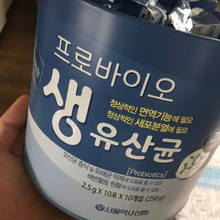 서울약사신협_프로바이오생유산균_2.5G x 100포 — 5점을 준 리뷰어가 2021년 1월 올린 사용 사진
