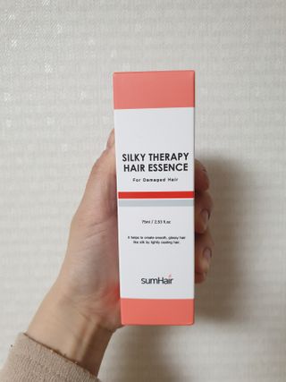 썸헤어 / SUMHAIR 썸헤어 실키 테라피 헤어 에센스 — 4.5점을 준 리뷰어가 2021년 4월 올린 사용 사진