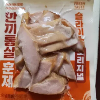 한끼통살 슬라이스 닭가슴살 — 5점을 준 리뷰어가 2023년 2월 올린 사용 사진