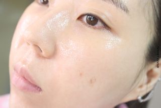 체르엠 그린 케비어 더블워터 마스크팩 5매입  2팩 — 5점을 준 리뷰어가 2021년 10월 올린 사용 사진