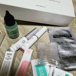 피비에스코리아 [오마이셀프] 셀프 속눈썹펌 키트 뷰러펌 파마 세트 — 1점을 준 리뷰어가 2022년 1월 올린 사용 사진