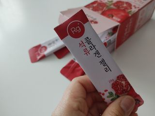 함초록 Rg+ 석류콜라겐젤리 — 5점을 준 리뷰어가 2021년 3월 올린 사용 사진