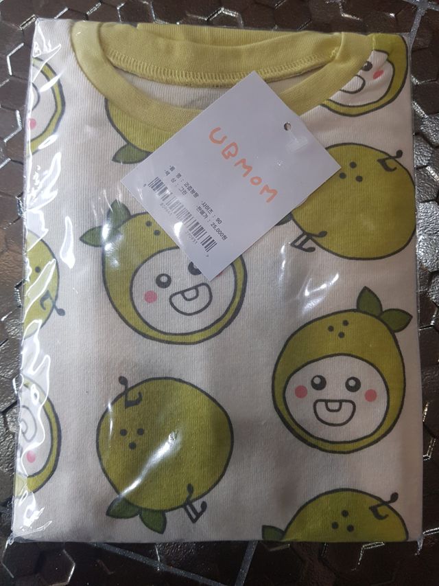 유비맘 과즙팡팡 내의/내복 상하세트 리뷰 사진