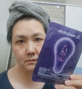 더메디코템 일루미네이팅 오로라 에멀젼마스크 — 5점을 준 리뷰어가 2025년 6월 올린 사용 사진
