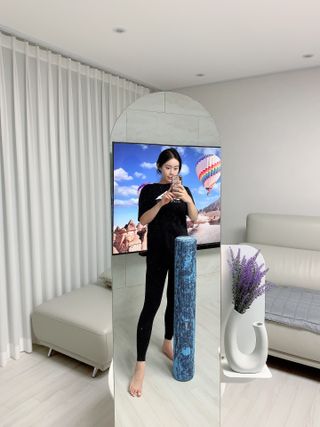 [딕시] 힙 플랙션 레깅스 HIP FLEXION Leggings — 5점을 준 리뷰어가 2022년 10월 올린 사용 사진