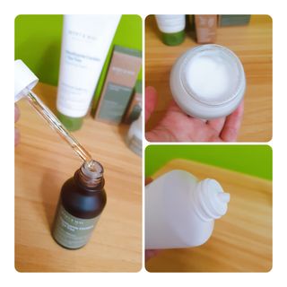 마리엔메이 센서티브 수딩 젤 크림 + 어성초 티트리 추출물 세럼 + 어성초 티트리 모공 클렌징 폼 — 5점을 준 리뷰어가 2021년 9월 올린 사용 사진