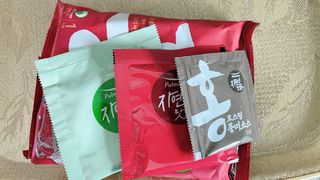 [풀무원] 자연은맛있다 정면, 백면, 홍면  세트 — 5점을 준 리뷰어가 2021년 4월 올린 사용 사진