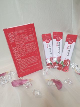 함초록 Rg+ 석류콜라겐젤리 — 5점을 준 리뷰어가 2021년 3월 올린 사용 사진
