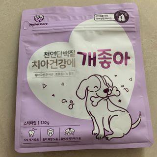 My Pet Care 천연단백질 치아건강에 개좋아 — 5점을 준 리뷰어가 2020년 12월 올린 사용 사진