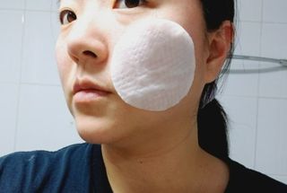 웰더마 프리미엄 콜라겐 하이드로 토너 패드 60매/1개 — 5점을 준 리뷰어가 2025년 7월 올린 사용 사진