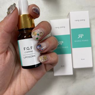 랑팡 EGF+FGF 10ppm 리포좀 앰플 원액 10ml — 5점을 준 리뷰어가 2021년 12월 올린 사용 사진