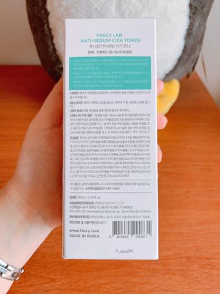 파시랩 안티 세범 시카 토너 — 5점을 준 리뷰어가 2021년 7월 올린 사용 사진