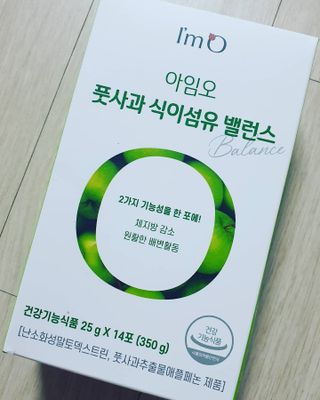 아임오 풋사과 식이섬유 밸런스 젤리 14포 — 5점을 준 리뷰어가 2021년 7월 올린 사용 사진
