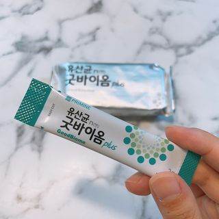 프리마인 유산균 국가지정연구소 선정, 살아있는 생유산균 200억 마리의 힘. 유산균n굿바이옴플러스 — 5점을 준 리뷰어가 2021년 9월 올린 사용 사진
