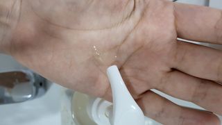 랑벨 내츄럴 딥 포어 클렌저 210ml (저자극 약산성 천연 클렌징 젤) — 4.5점을 준 리뷰어가 2022년 3월 올린 사용 사진