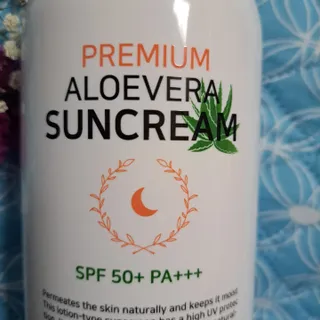 [닥터문] 프리미엄 알로에베라 선크림 500ml — 5점을 준 리뷰어가 2022년 6월 올린 사용 사진