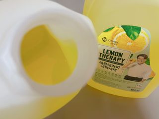 지오클린 레몬테라피 액체세제 2.5L 4개 — 5점을 준 리뷰어가 2022년 8월 올린 사용 사진