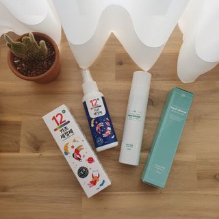 셀바이져 항균 스프레이 핸드워시 + 키즈세정제 SET — 5점을 준 리뷰어가 2021년 2월 올린 사용 사진