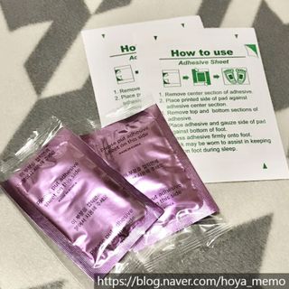 [레제르] 아로마 수액패치 발패치 30매입 -라벤더향/유칼립투스향/대나무향 — 5점을 준 리뷰어가 2022년 9월 올린 사용 사진