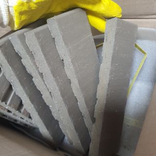 [신흥산업] 붙이는 벽돌 황토 파벽돌 230mm 45장,  욕실 인테리어 실내장식 셀프인테리어 — 5점을 준 리뷰어가 2023년 5월 올린 사용 사진