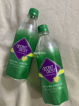 몽베스트 Montbest with Sparkling water Lemon OR Lime 20병(랜덤) — 5점을 준 리뷰어가 2021년 10월 올린 사용 사진