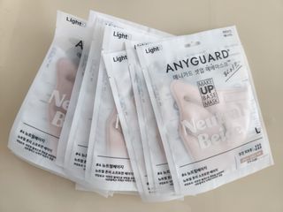 [애니가드] 셋업 메베마스크라이트  (대형 4컬러 + 중형 4컬러) — 4점을 준 리뷰어가 2022년 7월 올린 사용 사진