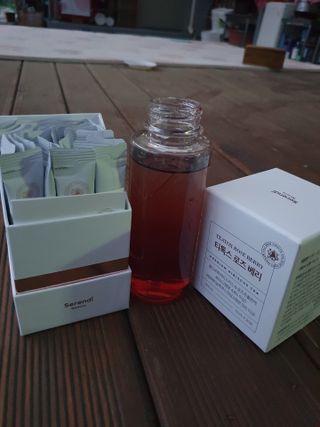 세렌디뷰티_이너뷰티 티톡스 로즈 베리 — 4점을 준 리뷰어가 2021년 5월 올린 사용 사진