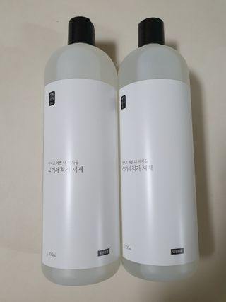 [생활공작소] 식기세척기용 액체세제  X 2개입 — 5점을 준 리뷰어가 2020년 12월 올린 사용 사진