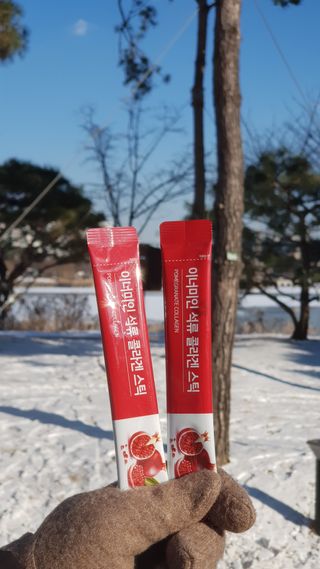 이너미인 석류 콜라겐 스틱 — 5점을 준 리뷰어가 2021년 1월 올린 사용 사진