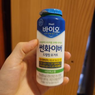 LIVE 매일바이오 썬화이버 드링킹 요거트 — 5점을 준 리뷰어가 2022년 8월 올린 사용 사진