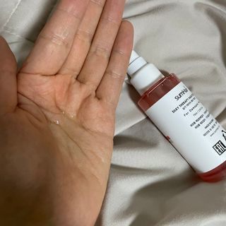 썸헤어 / SUMHAIR 썸헤어 실키 테라피 헤어 에센스 — 5점을 준 리뷰어가 2021년 4월 올린 사용 사진