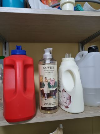 고위드올인원 세탁세제 1000ml — 4.5점을 준 리뷰어가 2021년 5월 올린 사용 사진